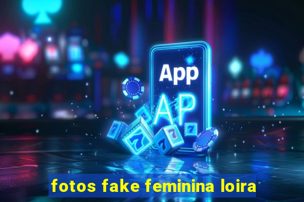 fotos fake feminina loira